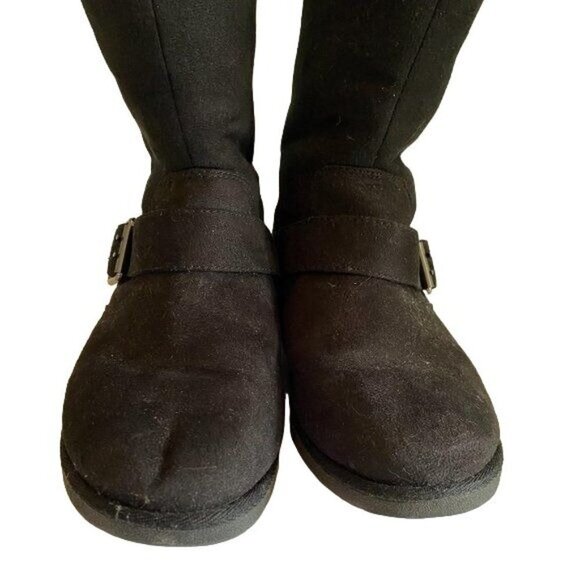 So Black Boots with Buckles Womens Size 7 - Picture 4 of 13
